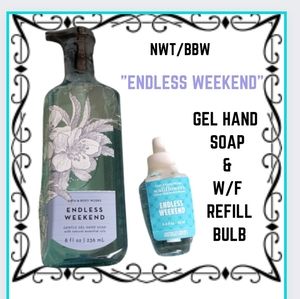 🔥2 ITEMS "ENDLESS WEEKEND" GEL HAND SOAP & W/F BULB